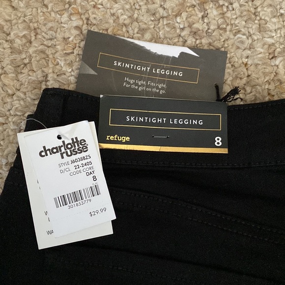 Refuge Skintight Black Jean Legging - Picture 2 of 5